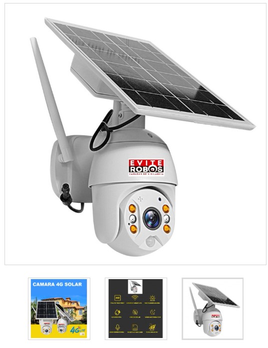 Cámaras de vigilancia solares para el campo o zonas aisladas Camaras